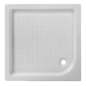 Brodzik prysznicowy kwadratowy wysoki SXL02A biały 80 x 80 cm