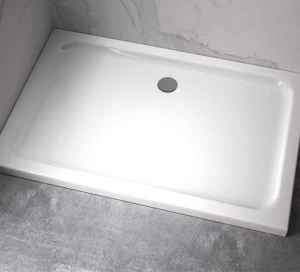 Brodzik prysznicowy prostokątny slim ST03A biały 100 x 80 cm