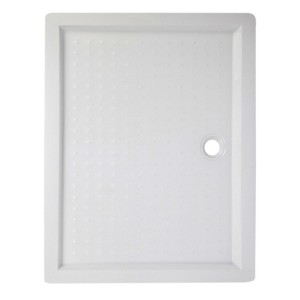 Brodzik prysznicowy prostokątny wysoki SXL04B biały 110 x 90 cm