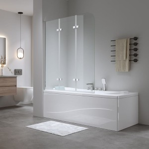 Parawan nawannowy PR05 chrom 120 x 140 cm 6 mm