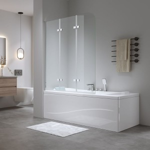 Parawan nawannowy PR05 chrom 100 x 140 cm 6 mm