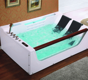 Wanna z hydromasażem z podgrzewaczem Imperia 610H biała 180 x 120 cm 