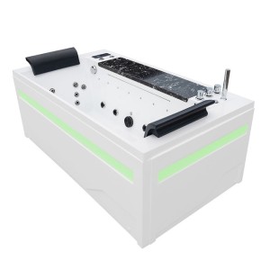 Wanna z hydromasażem Montana 925 czarny marmur 180 x 100 cm