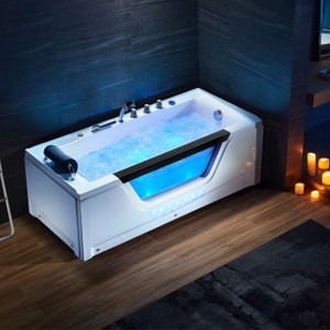 Wanna z hydromasażem Gomera 938C biała 162 x 75 cm