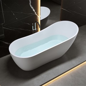 Wanna wolnostojąca Forte 520A biała przelew chrom 150 x 75 cm