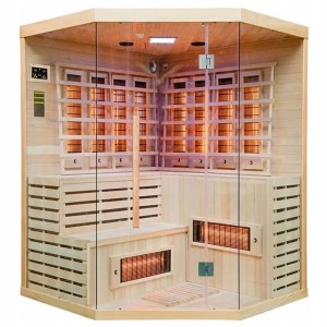 Sauna sucha Infrared niskotemperaturowa Alta7 180 x 180 cm 5-6 osobowa 