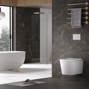 Miska WC wisząca Tornado Elite-WH-02 biała deska wolnoopadająca Duroplast