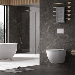 Miska WC wisząca Tornado Nero-WH-03 biała deska wolnoopadająca Duroplast 