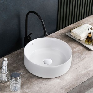 Umywalka nablatowa ceramiczna okrągła Lava-WH-360 