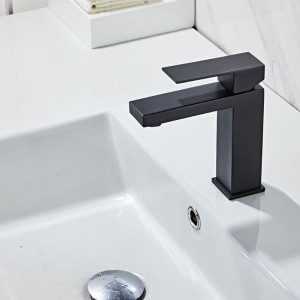 Bateria umywalkowa łazienkowa F211B czarna