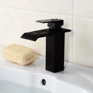 Bateria umywalkowa łazienkowa F303B czarna