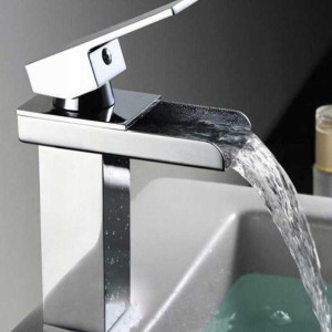 Bateria umywalkowa łazienkowa F012 chrom 