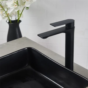 Bateria umywalkowa łazienkowa FARGO-H czarna