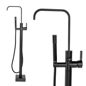 Bateria łazienkowa wolnostojąca F2036B czarna 