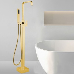 Bateria łazienkowa wolnostojąca F2037C złota