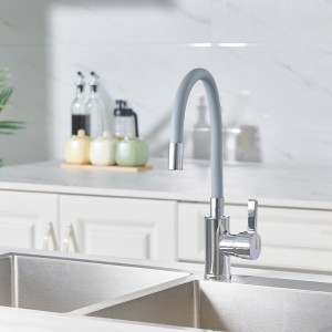 Bateria kuchenna nablatowa Dixon szara podstawa chrom 