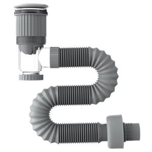 Syfon umywalkowy łazienkowy plastikowy AMOS-CH