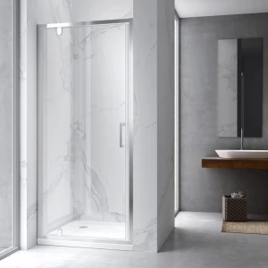 Drzwi prysznicowe ZES-KZ18C-90 chrom 90 cm 6 mm