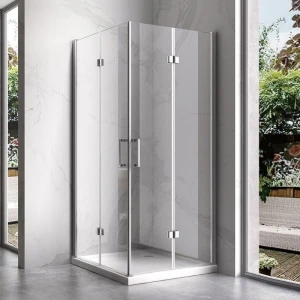 Kabina prysznicowa kwadratowa ZES-KZ08B-80 chrom 80 x 80 cm