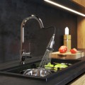 Bateria-kuchenna-z-wyciagana-wylewka-chrom-SNAKE-srebrny-kran-do-kuchni-Marka-Granitan.jpg