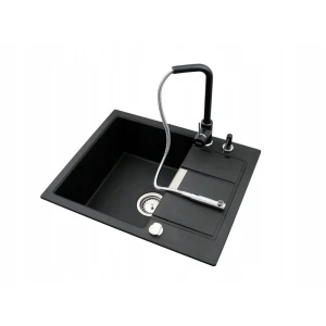 Zestaw - zlew Franke Sirius Sid 611- 62 -bateria Sirius Side - dozownik - syfon