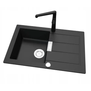 Zestaw - Zlewozmywak Franke S2D Sirius 611-78 - bateria Pretto - syfon
