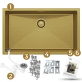 Zestaw gotowy do montażu zlewozmywaka stalowego Steel Sink 75 złoty.jpg